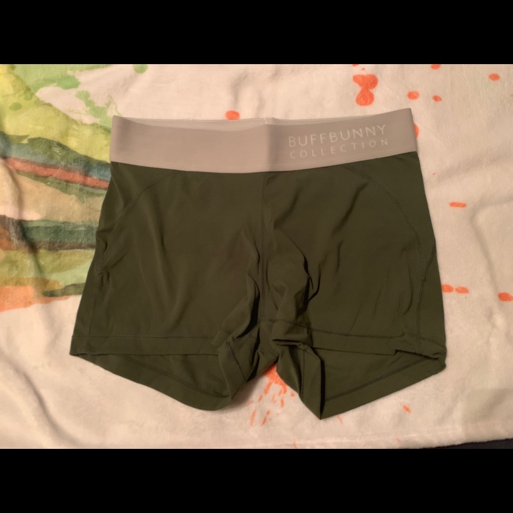 Buffbunny combat shorts in olive green